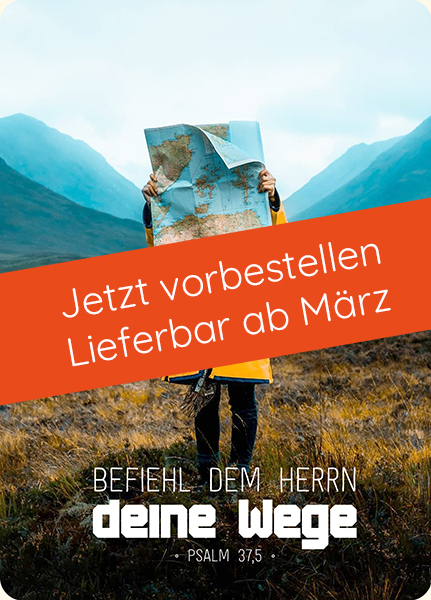 XL-Postkarte Big Blessing – Befiehl dem Herrn (Landkarte)