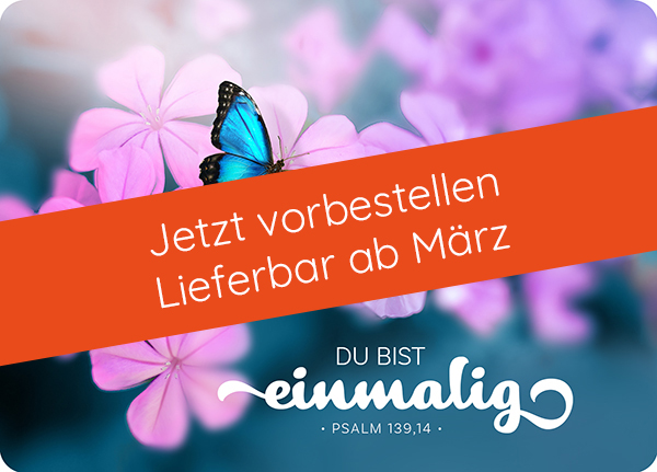 XL-Postkarte Big Blessing – einmalig (Schmetterling)