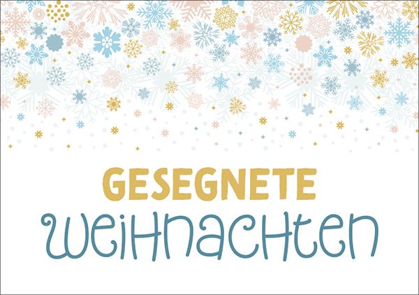 Mini – Gesegnete Weihnachten (Schnee)