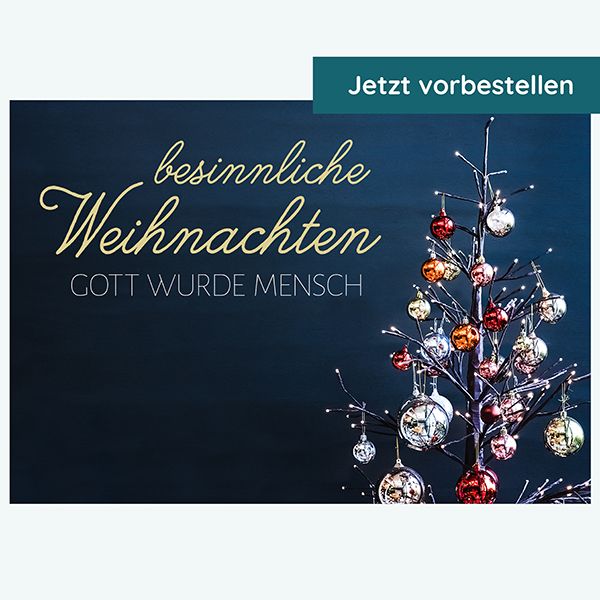 Postkarte – Besinnliche Weihnachten (Baum)