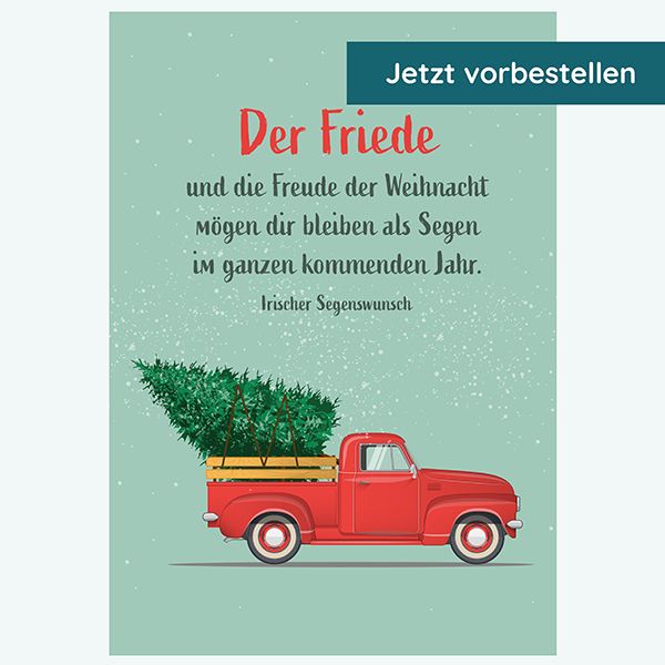 Postkarte – Weihnachten – Der Friede