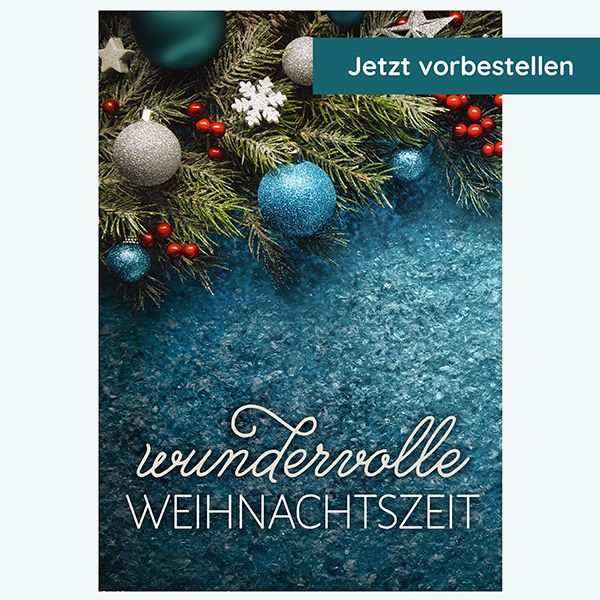 Postkarte - Wundervolle Weihnachtszeit